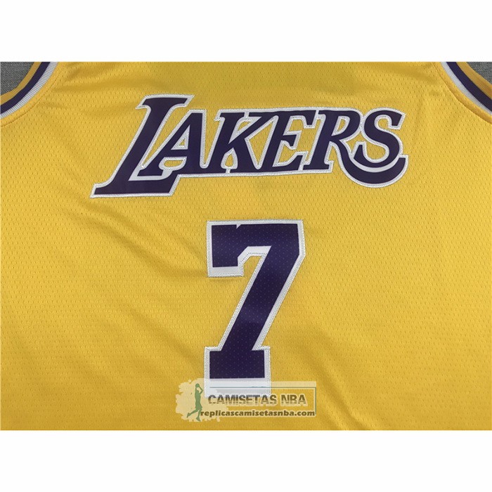 Camiseta Los Angeles Lakers Carmelo Anthony NO 7 Icon 2020 Amarillo